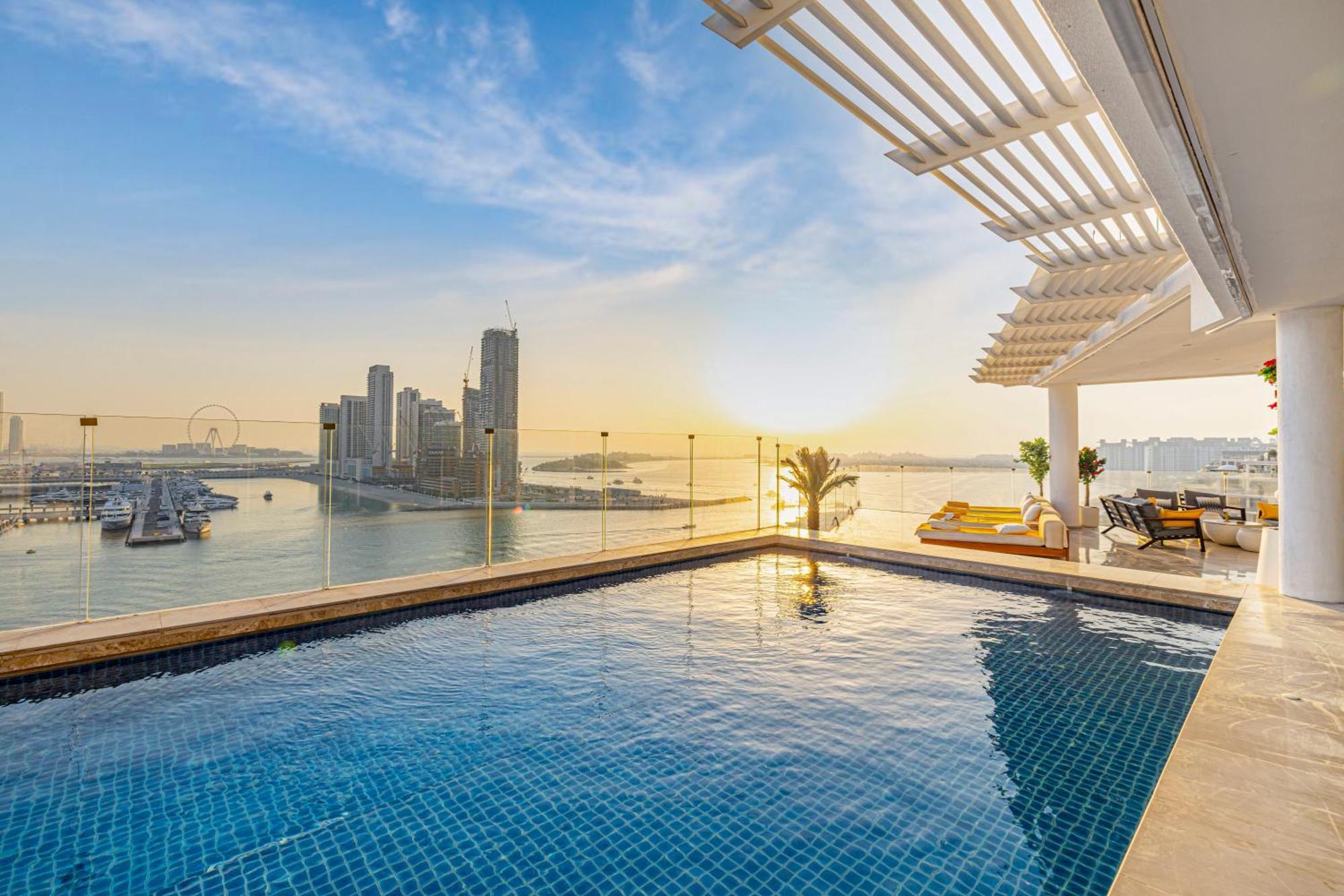 Five Palm Jumeirah 2Br Luxury Penthouse , Full Marina See View With Private Pool ドバイ エクステリア 写真