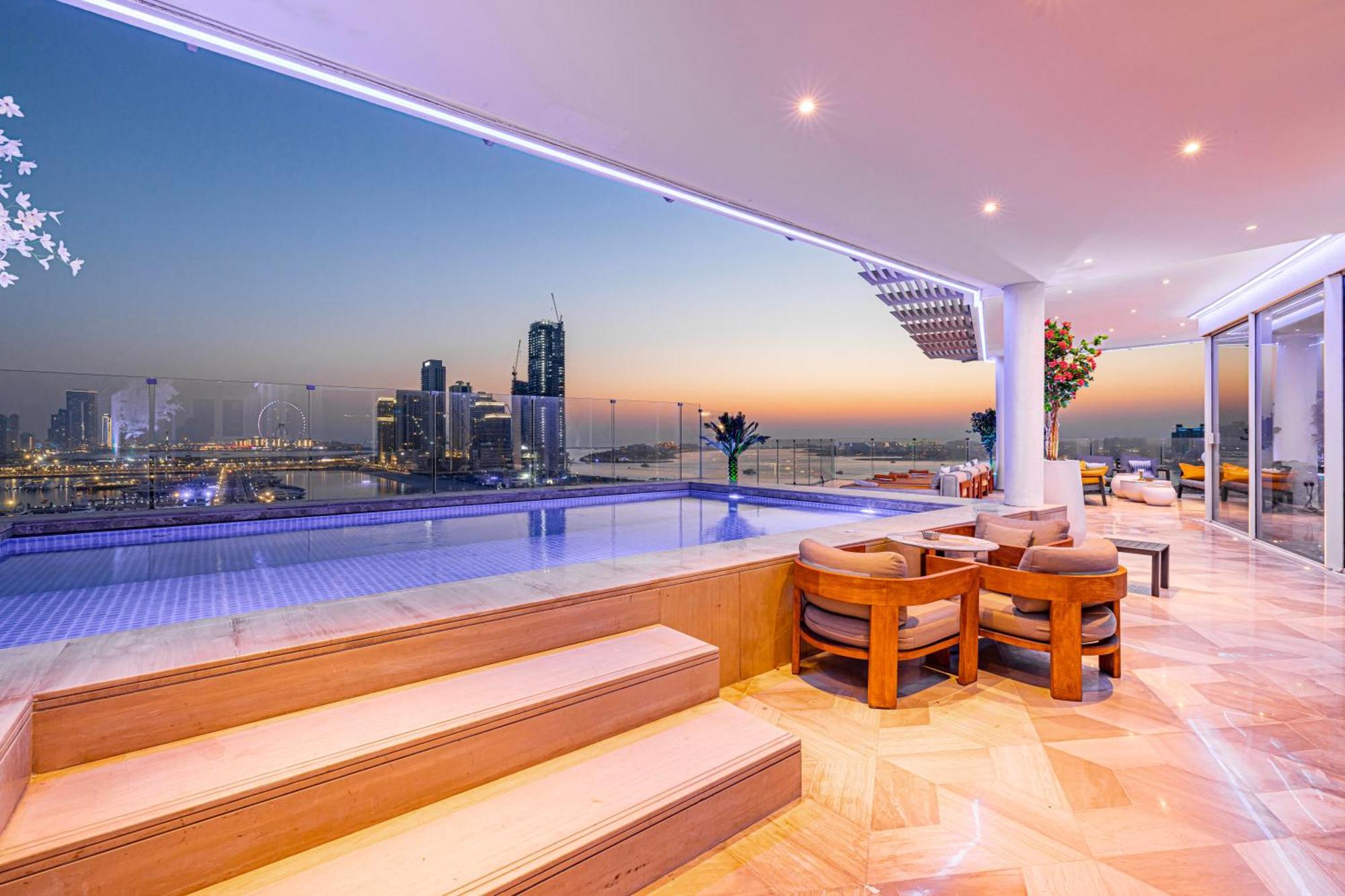 Five Palm Jumeirah 2Br Luxury Penthouse , Full Marina See View With Private Pool ドバイ エクステリア 写真